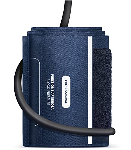 AIESI® Pulsera de repuesto 1 tubo para esfigmomanómetro aneroide tamaño manual OBESO, Libre de látex, Garantía 24 meses