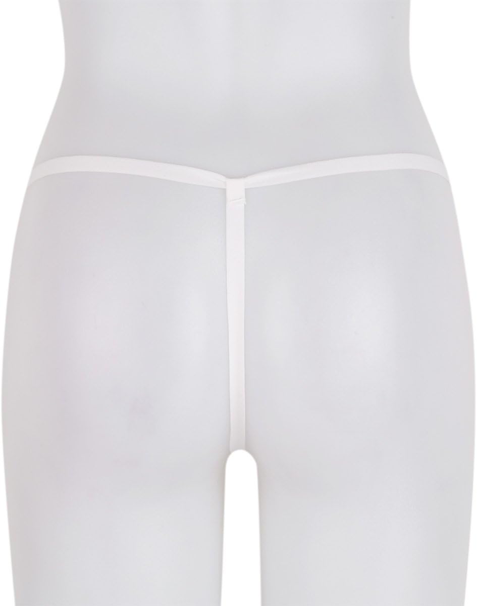 TTAO Women's Pearls Massage Bikini Briefs Stretchy G-String Thong Lingerie Temptation Underwear