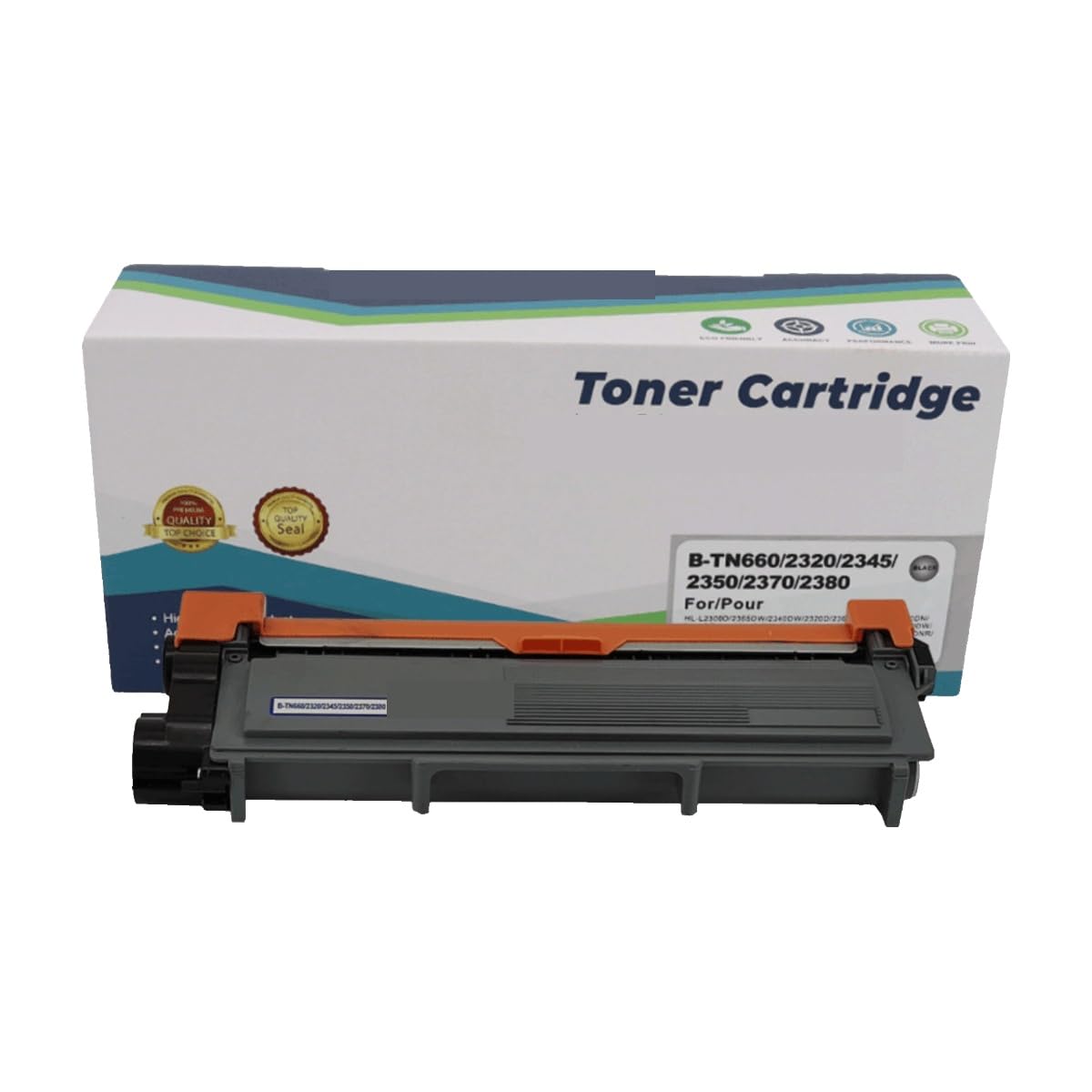Tóner TN660 de alta capacidad compatible con impresoras Brother copias nítidas y fluidas 2