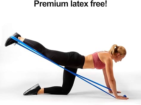 Resistance Band for Working Out | Super Exercise Bands 8,16,24 Yard Bulk Rolls |10 Strengths in Light Medium and Heavy Resistance Bands | Latex Free Workout Bands Including App and e-Book