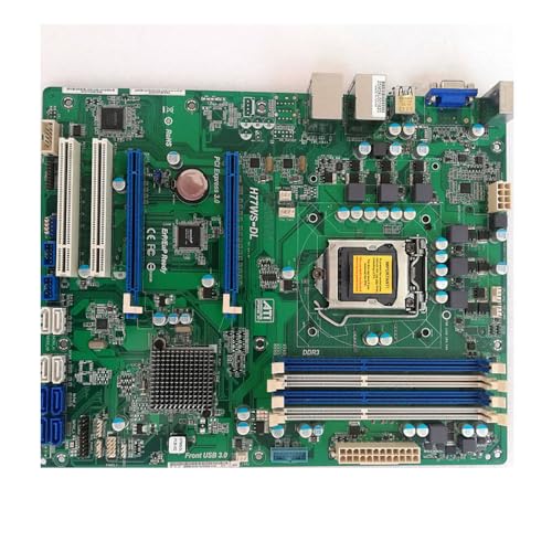 Per H77WS-DL LGA1155 Supporto I5 I7 E3-1230 CPU Server Motherboard Completamente Testato