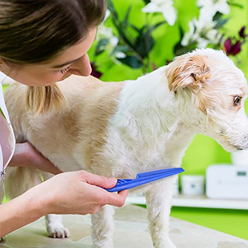 5 Pieces Pet Comb Sets Dog Shampoo Brush Massage Rubber Bathing Brush with Adjustable Strap Dog Flea Comb and Brush Pet… - Image 5