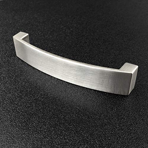 Angstrom 5-Pack Curved Arch Cabinet Pulls, Zinc Handle Bar 5" (Brushed Nickel) #TOP3