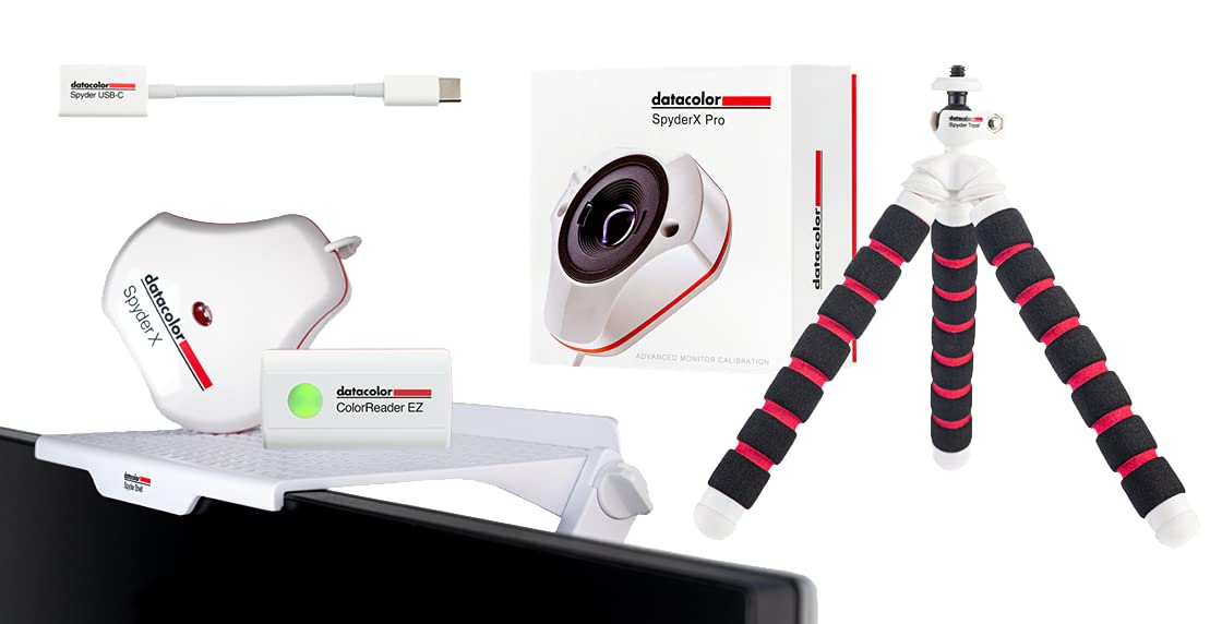 Datacolor Spyder X Create Kit: von der Bildaufnahme über die Monitorkalibrierung bis hin zur Farbbestimmung und Farbmessung. Erste Wahl für Fotografen und Grafiker
