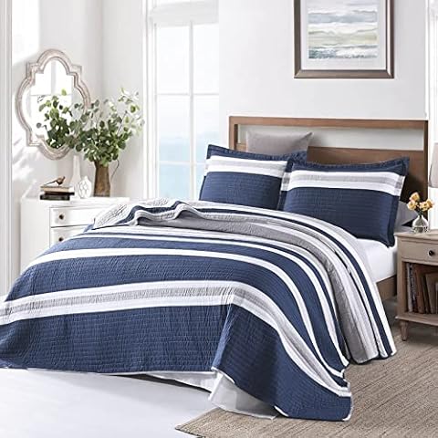 PERHOM Juego de edredón Queen de algodón Cover