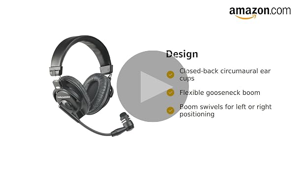 Audio-Technica 放送用ヘッドセット  BPHS1 Amazon.com: BPHS1 Broadcast Stereo Headset with Gator