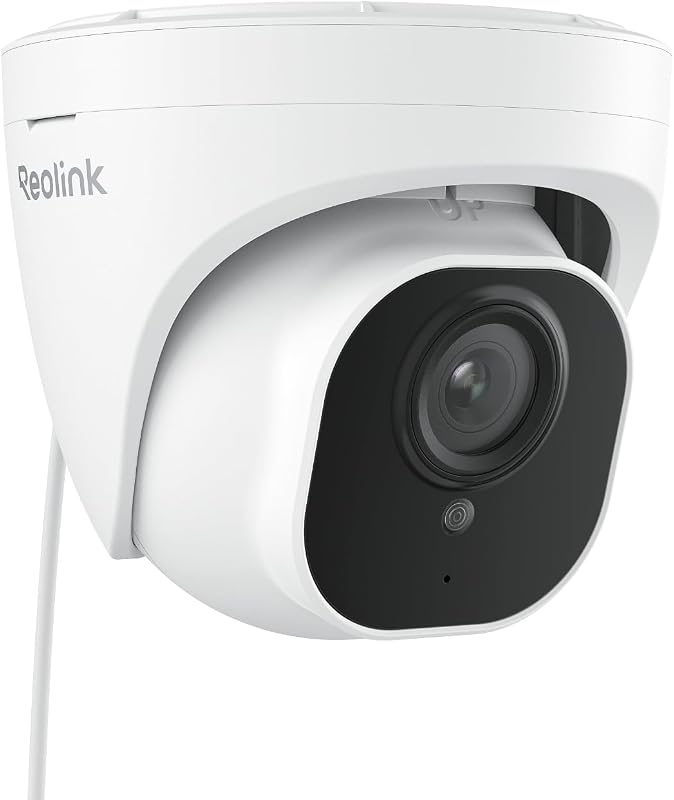Cámara de seguridad RLC-820A 4K PoE, vigilancia domo exterior con cable | Visión nocturna por infrarrojos de 100 pies, detección inteligente de humanos/vehículos/animales, lapso de tiempo, funciona con hogar inteligente, tarjeta SD de hasta 512 GB