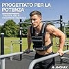 Amonax Giubbotto Zavorrato 10kg / 20kg / 30kg, Gilet Zavorrato Regolabile con Elementi Riflettenti per Uomo e Donna, per Allenamento Fitness, Camminata e Aumento della Massa Muscolare