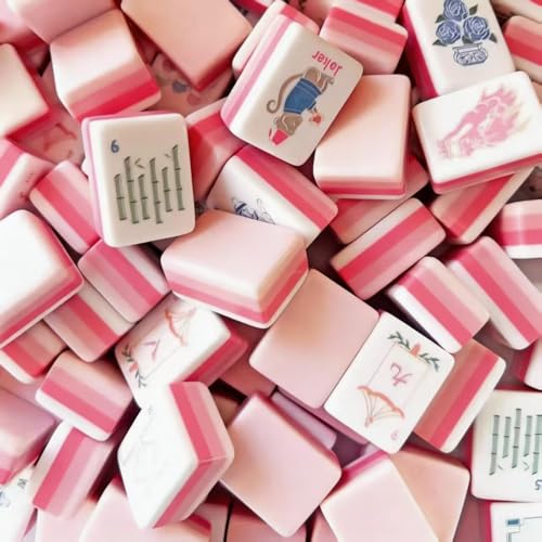 American Mahjong 4 Layer Mahjong Tiles Set 160 Acrylic miniatura 4