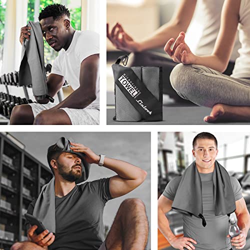 Microfiber Towel Set (63'' X 31.5'' Bath Towel + 31.5'' X 15.7'' Hand Towel) - 2 Pack Compact, Soft, Lightweight And Quick Dry Towel For Camping Hiking Gym Yoga Travel Workout Beach Sports Swimming #TOP6