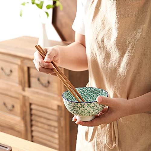 vancasso Macaron zestaw do sushi z porcelany, 8-częściowy zestaw naczyń dla 2 osób