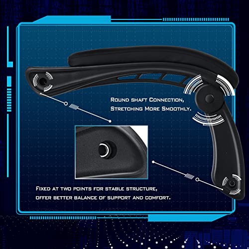 Fullwatt Video Gaming Chair Massage with footrest Office Chair with Massage Lumbar Support Swivel Reclining Chair with Racing Style Armrest PU Leather High Back Adjustable Task Chair(White)