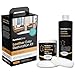 Furniture Clinic Leather Easy Restoration Kit | Set Includes Leather Recoloring Balm & Leather Cleaner, Sponge & Cloth | Restore & Repair Your Sofas, Car Seats & Other Leather Furniture (Dark Brown)