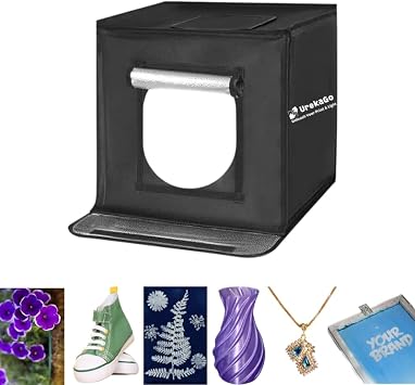 DIY Photo Studio for Screen Printing, Cyanotype, Plant Growth, UV Curing, Shoe Icing Box Make Yellow/Oxidized Soles White, 3D Printer Curing Enclosure, 3-Minute Assembly No Light Source