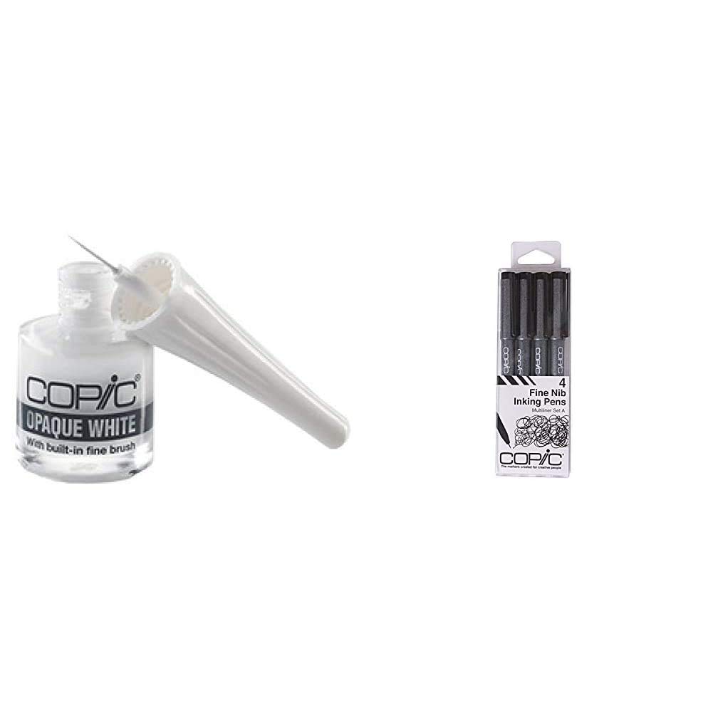 Amazon | Too コピック オペークホワイト 6ml (ブラシ付き) & コピック