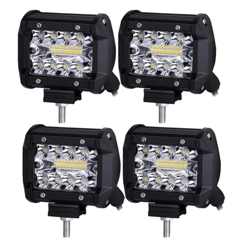 Feu de circulation diurne LED pour voiture et 4x4 tout-terrain éclairage spot 4 pouces