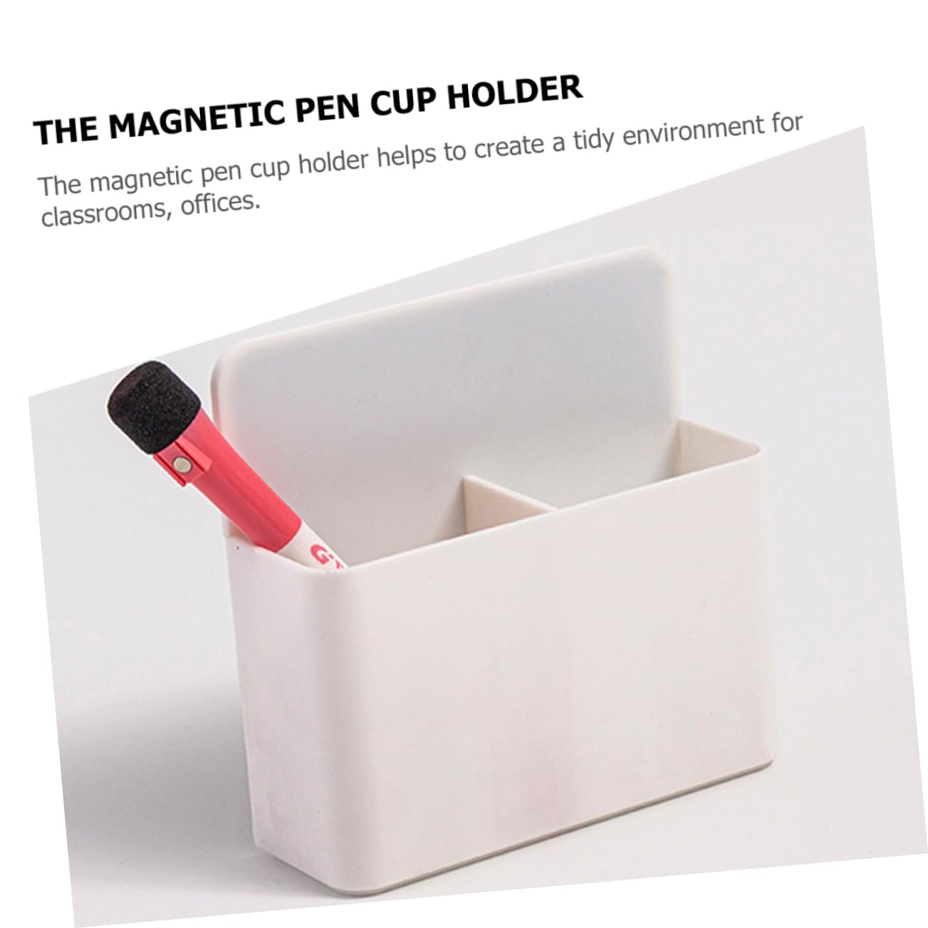 PLAFOPE Organizzatore Per Cancelleria Sules Da Scrivania 3 Pezzi Portapenne Magnetico Multifunzione Scatola Portapenne