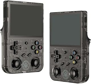 RG353V Handheld Game Console Built-in 35000 Games, 16G+256G Retro Arcade for Kid Adult, 3.5-Inch Portable Game Console, Double TF Card, Support 5G WIFI/Bluetooth, Screen Touch, Wireless Cast Screen