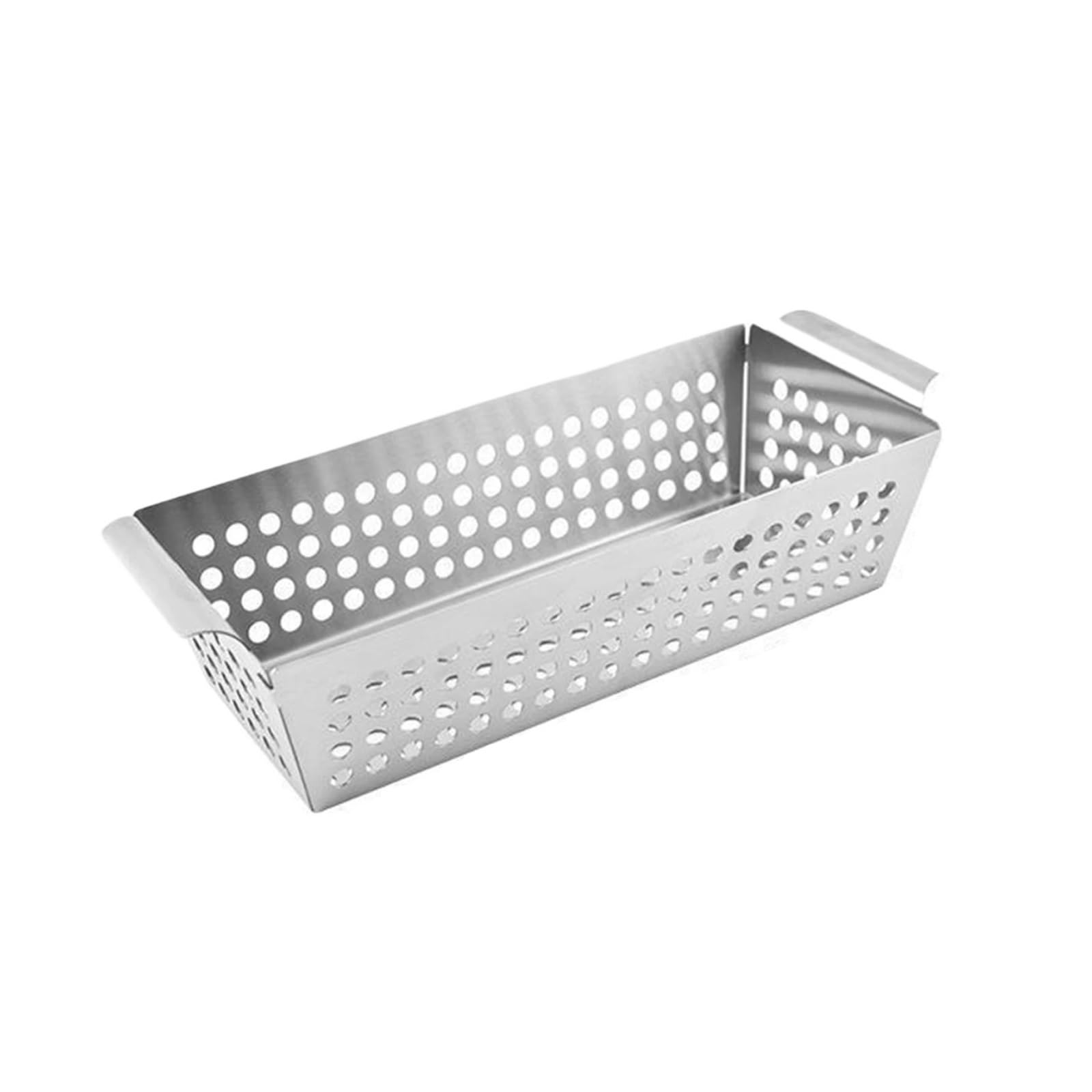Kohlekorb Gemüse-Grillkorb, Edelstahl, undichte Bratpfanne, Grill-Werkzeuge und Gadgets for den Außenbereich(S)