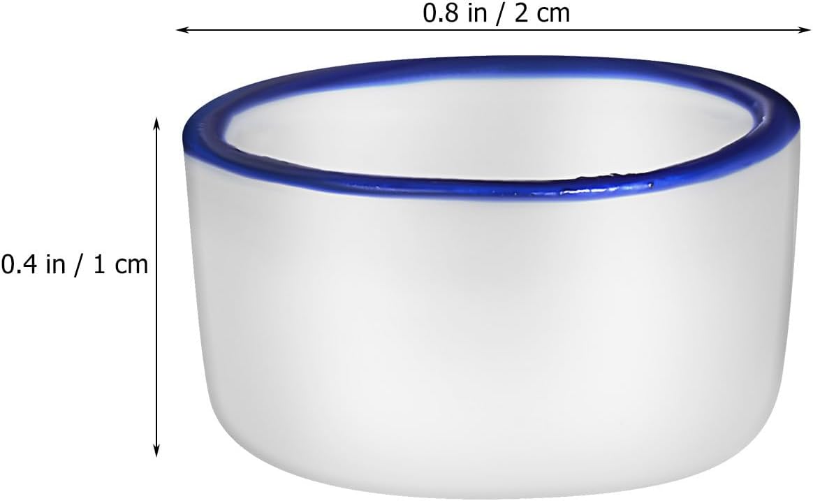 12pcs Mini Ceramic Reptile Water Bowls for Small Pets image 2