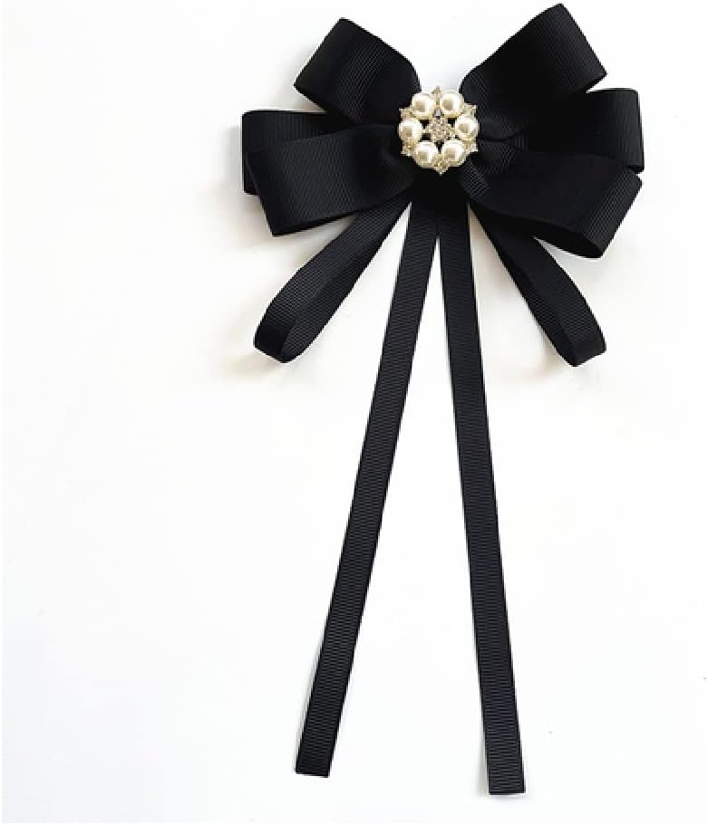JSEIAJB Bow Tie Women's Preppy Shirt Accessories Collar Filigree Knot Brooch
