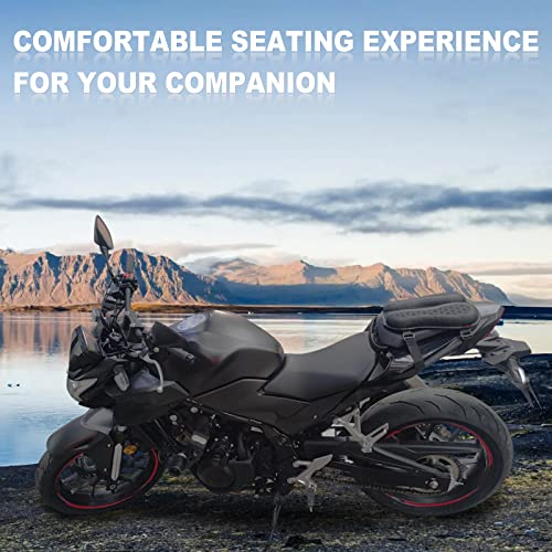 SKYJDM Motorcycle Passenger Gel Seat Cushion
