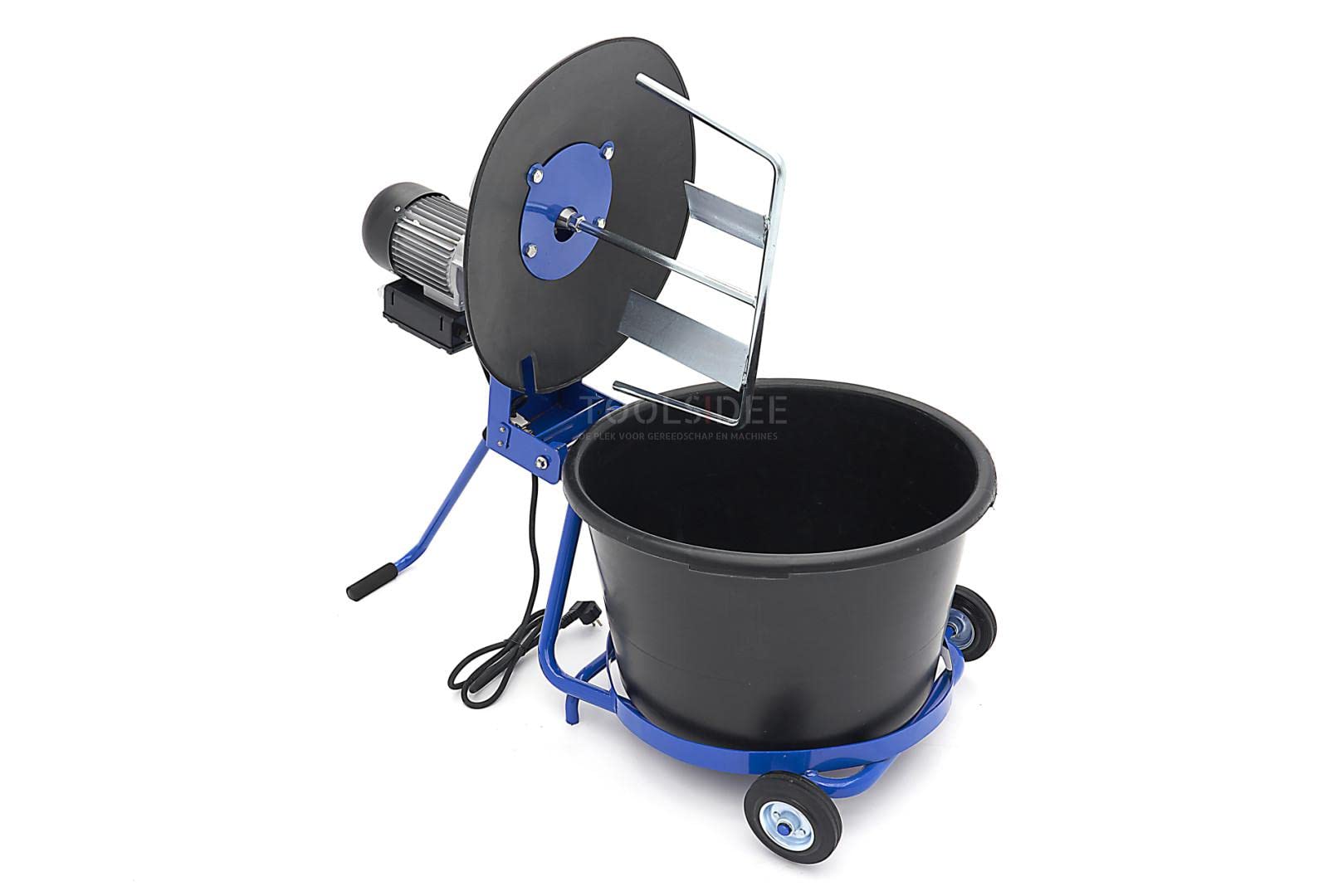 Miscelatore professionale HBM 50 litri, impastatrice per colla per piastrelle, cemento, vernice, vernice, resina epossidica, ghi