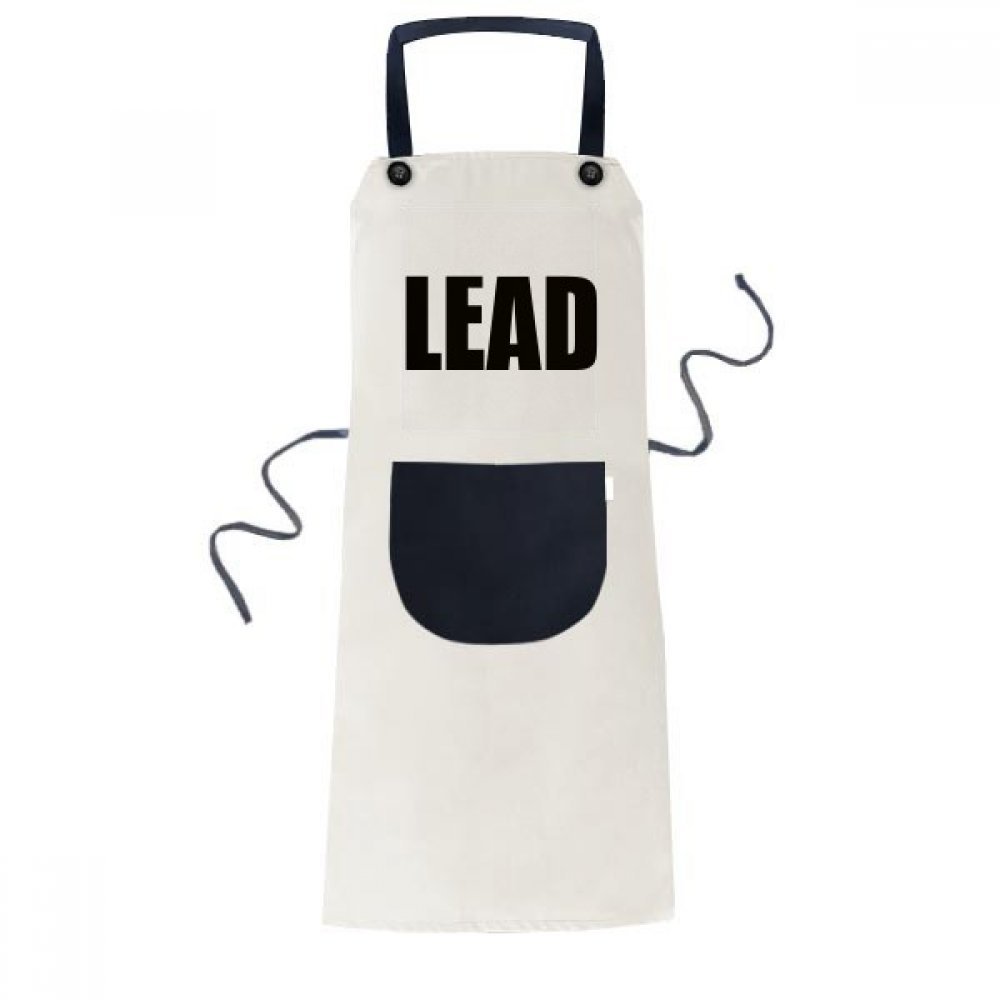 Tablier bavoir de poche chimie lead de cuisine beige réglable pour homme femme chef