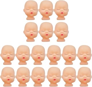 COHEALI 30pcs Head Baby Painting for Body Handmade Simulation Dolls Hand Sculpt Style Chic Crafts Decor Mini Accessory Bag Part Vivid Keychain Artist Accessories Mannequin