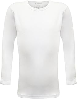 فانلة داخلية قطن بأكمام طويلة للبنات من بابيلون