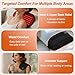 Red Light Therapy Pad for Body, 660nm & 850nm Red Light Therapy Wrap with 60 LED Lights, Flexible Portable Light Therapy Pad for Back, Knee, Hands, Post-Workout Relaxation