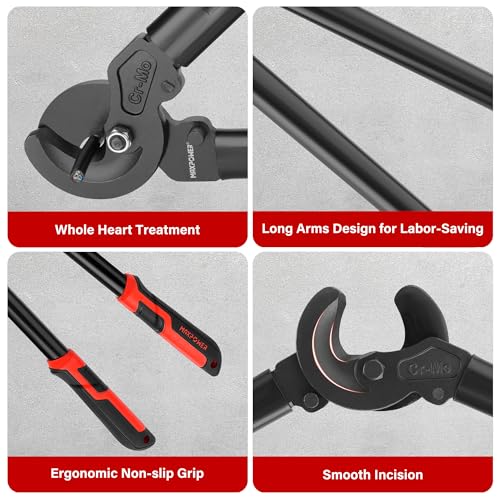 MAXPOWER Cable Cutters, 25-Inch Heavy Duty Cable Cutter for Aluminum, Copper and Communications Cable by MAXPOWER - Image 5