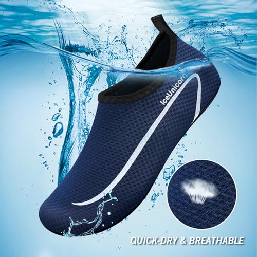 Image of IceUnicorn Water Shoes Men Women Beach Swim Aqua Barefoot Socks Pool Quick Dry Yoga