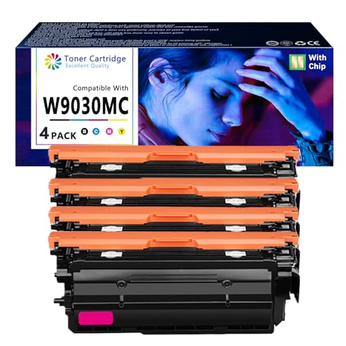 ERNITH W9030MC W9031MC W9032MC W9033MC Toner Replacement for HP Color Laserjet Managed MFP E67550dh E67650dh E67560z E67660z Printers