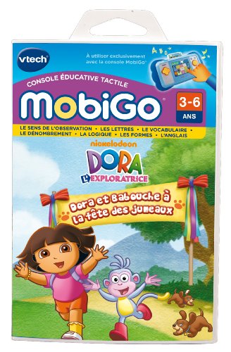 Vtech - 250805 - Jeu Educatif Electronique - Jeu Mobigo - Dora L'Exploratrice