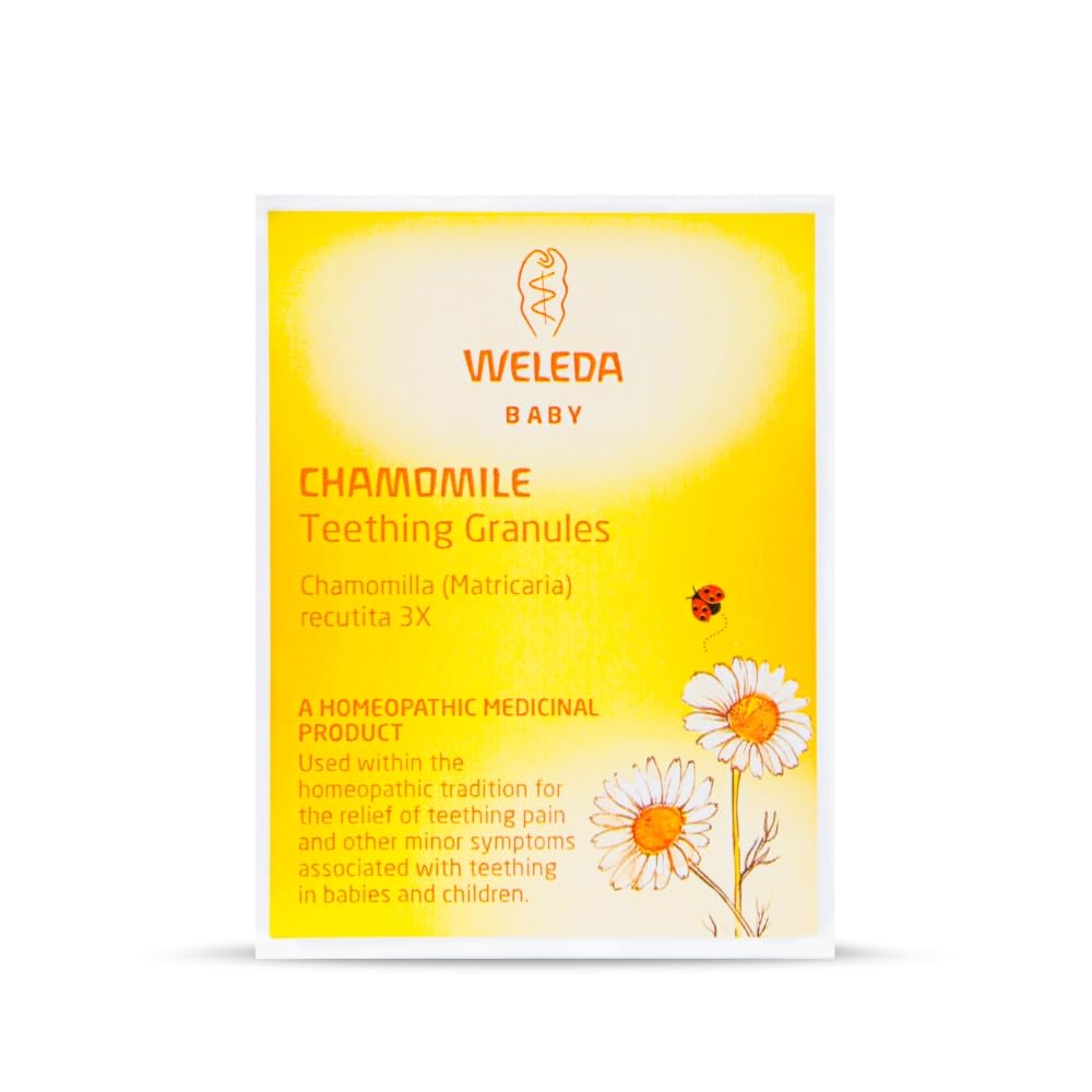Weleda Chamomilla 3X Granules 60 g Homeopathic Teething Relief