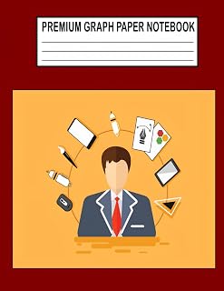 Professional Graph Paper Notebook for Business, Planning & Office Use | 8.5 x 11 Inch | 5x5 Quad Ruled Grid | 110 Pages Premium Grid Notebook for ... Office Professionals, Engineers & Students