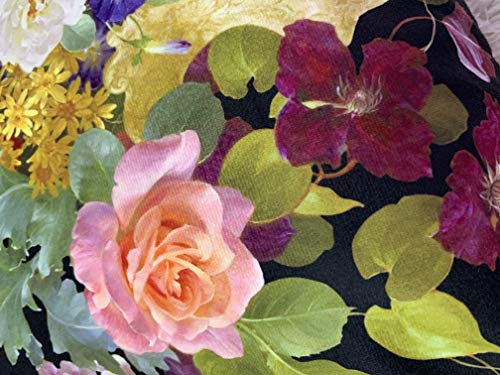 Whooplaart Elegant Decorative Velvet Floral Pillow Cover Double Sides Flower Pillowcases 16"X16" (Lc-786) #TOP4