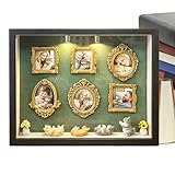 Esthétique antiquaire intemporelle : Ces mini boîtes ombres avec une finition antiquaire et une coloration par oxydation apportent un charme historique à tout espace. Leurs textures sculptées rappellent les surfaces architecturales anciennes. Un emballage résistant aux rayures préserve leur beauté pendant le transport. Idéal pour les collectionneurs et amateurs de décoration vintage, à la maison ou au bureau.