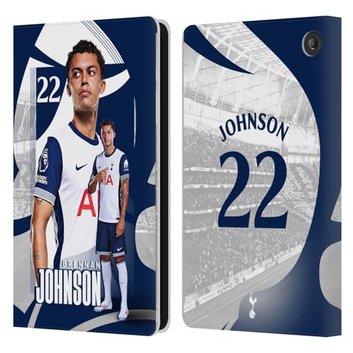 Étui portefeuille Tottenham Hotspur Brennan Johnson pour tablette Amazon Fire 7 2022