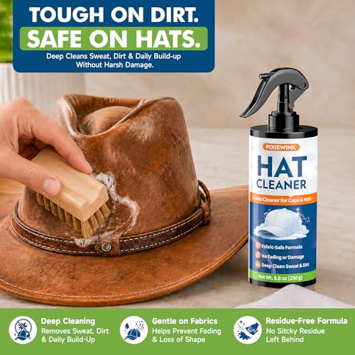 Pixiewink Hat Cleaning Kit, Hat Cleaner & Deodorizer for Baseball Caps by Pixiewink - Image 4