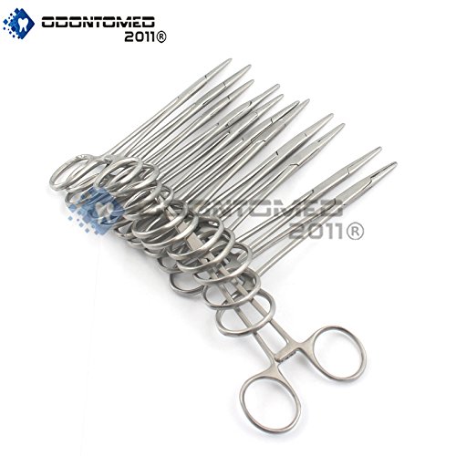 OdontoMed2011 Pack of 12 O.R Grade Mosquito HEMOSTAT Locking FORCEP 5