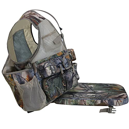 Mdstop Turkey Vest With Seat, Turkey Hunting Vest With Game Pouch (Camo) (Camo) #TOP7