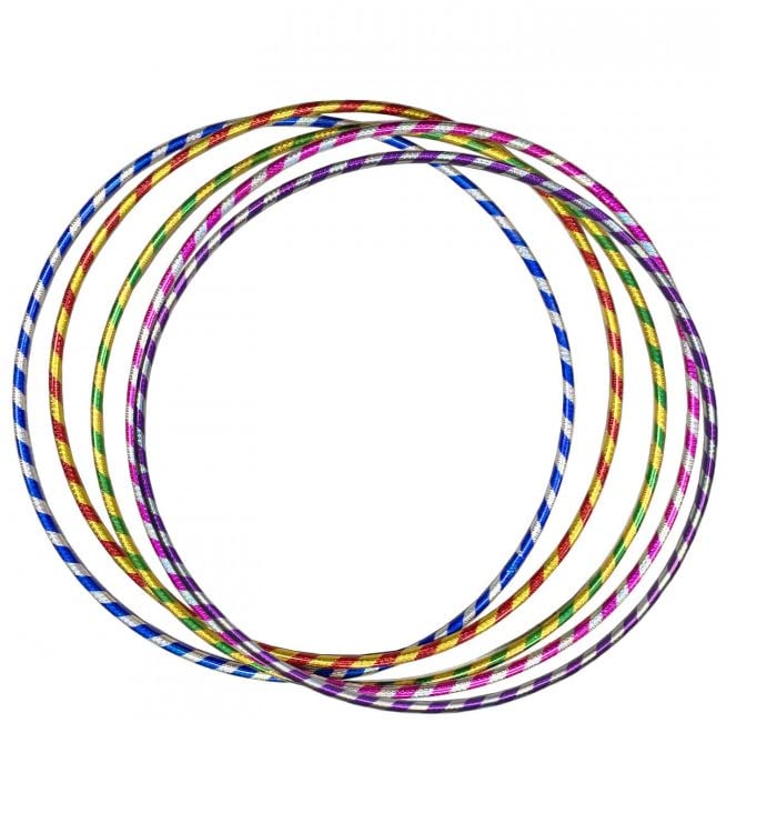 Abaseen Multicolor Hula Hoops for Kids and Adults | Smart Glittering Hula Ring Hoops | Exercise Hoop for Kids Adults Party Games, Gymnastics, Pet Training, Fitness Hula Hoops Suitable for Lose Weight