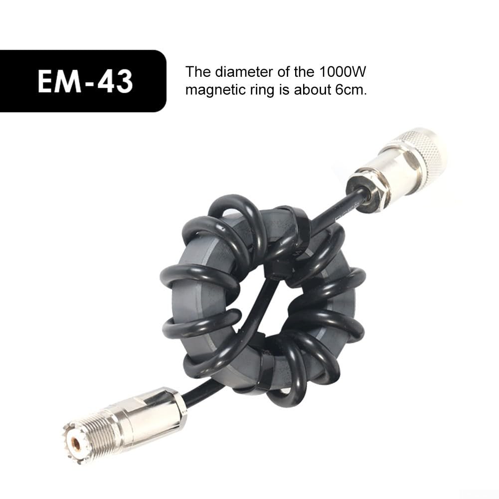 1.8-30 Onde corte Choke Coil Anello magnetico è adatto per HF onde corte Radio (EM-43)