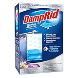 DampRid Lavender Vanilla Hanging Moisture Absorber, 16 oz., 3 Pack - Eliminates Musty Odors for Fresher, Cleaner Air, Ideal Moisture Absorbers for Closet, 14% More Moisture Absorbing Power*