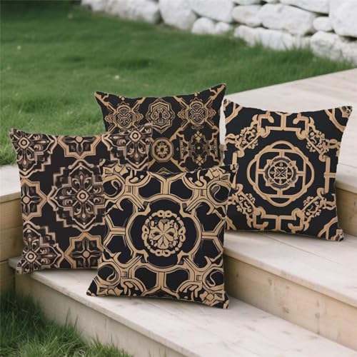 Housse coussin exterieur imperméable avec impression double face