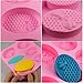 Palksky (2 Pack) 6 Cavities 3D Bee Silicone Oval Molds/Honeycomb Soap Mold/Beehive Cake Baking Mold for Homemade Craft Candle Resin Bath Bomb