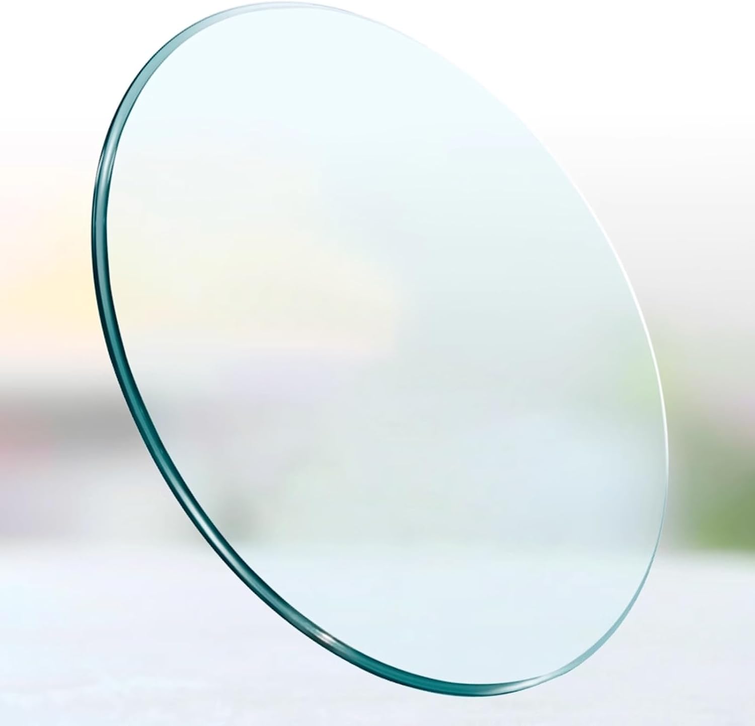 Round Table Glass Top Tempered Glass Diameter 16" 28" 31" 36" Clear Glass for Round Dining Table, 8mm Thick Round Table Top Serving Plate Glass Panel Stable and Durable