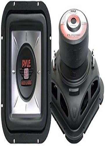 Pyle PLSQ10D - Subwoofer cuadrado DVC de 10 pulgadas y 1200 vatios